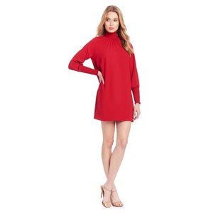 Amanda Uprichard Noemi Dress Mini Scarlet Red